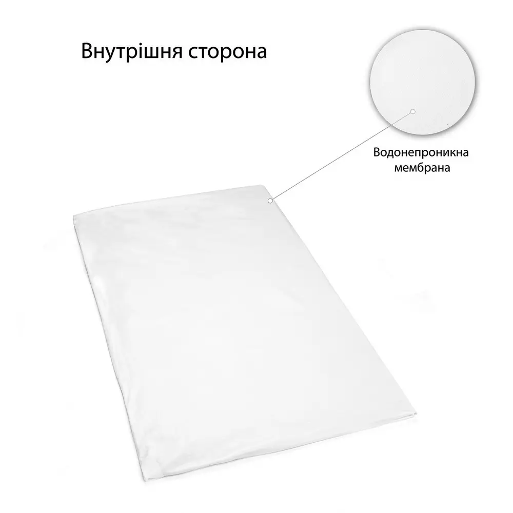 Непромокне бавовняне простирадло-чохол